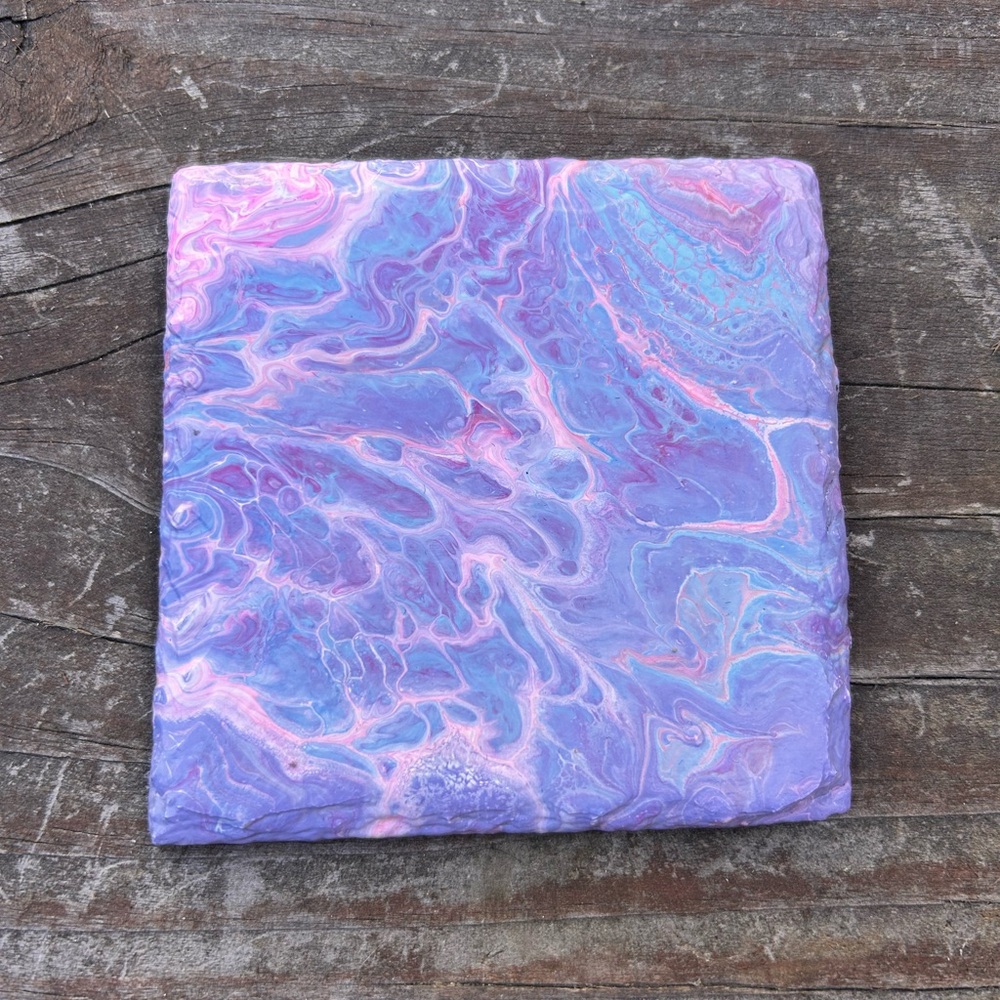“Barbie Shroom” Handmade Coaster Set (2 coasters)